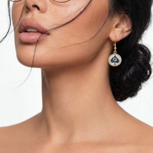 boucle oreille queen of spade