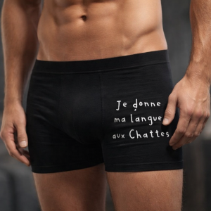 boxer langue chatte