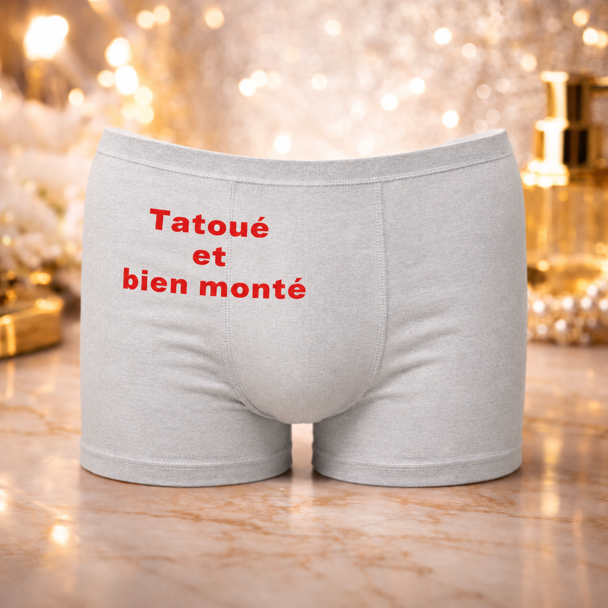 boxer tatoué monté