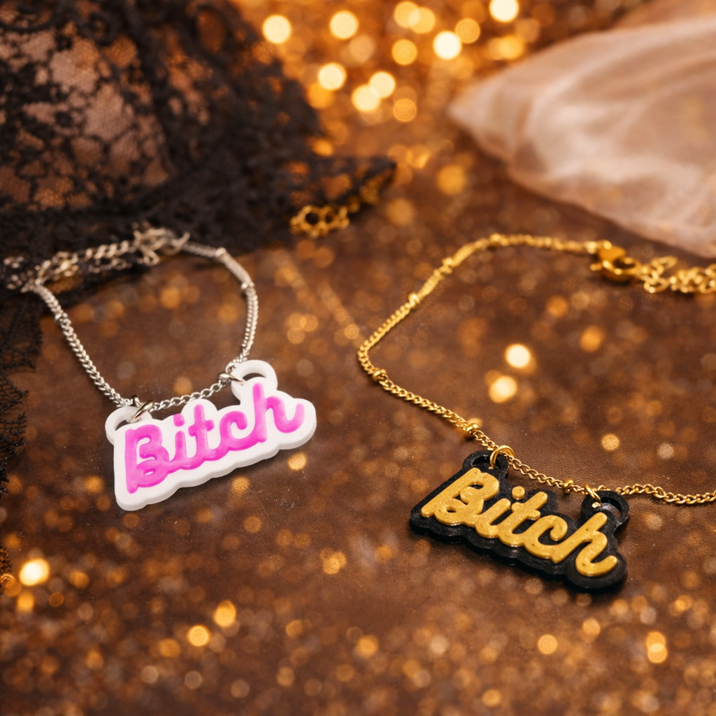 bracelet cheville bitch