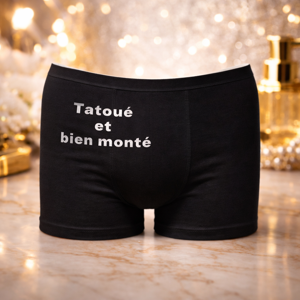 boxer tatoué monté