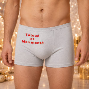 boxer tatoué monté