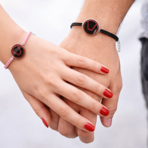 bracelet couple symbole libertin