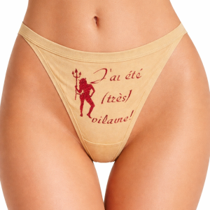string tanga vilaine coquine