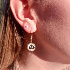boucle oreille queen of spade 3