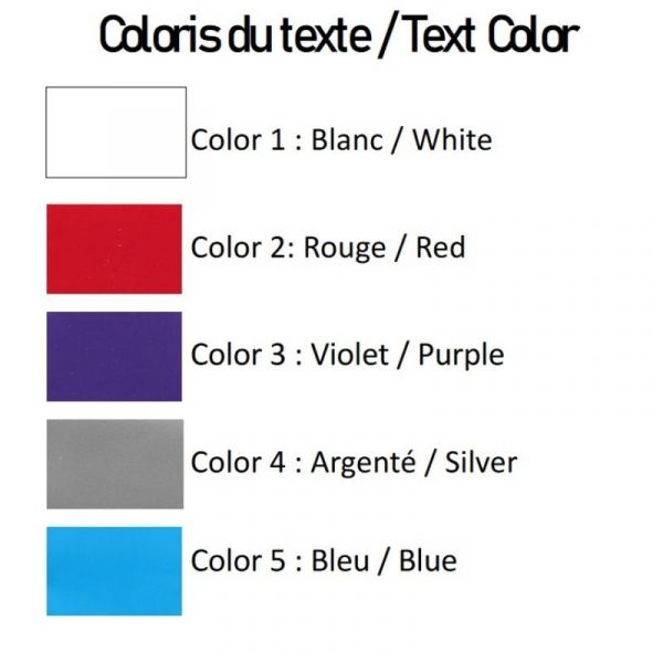 couleur texte