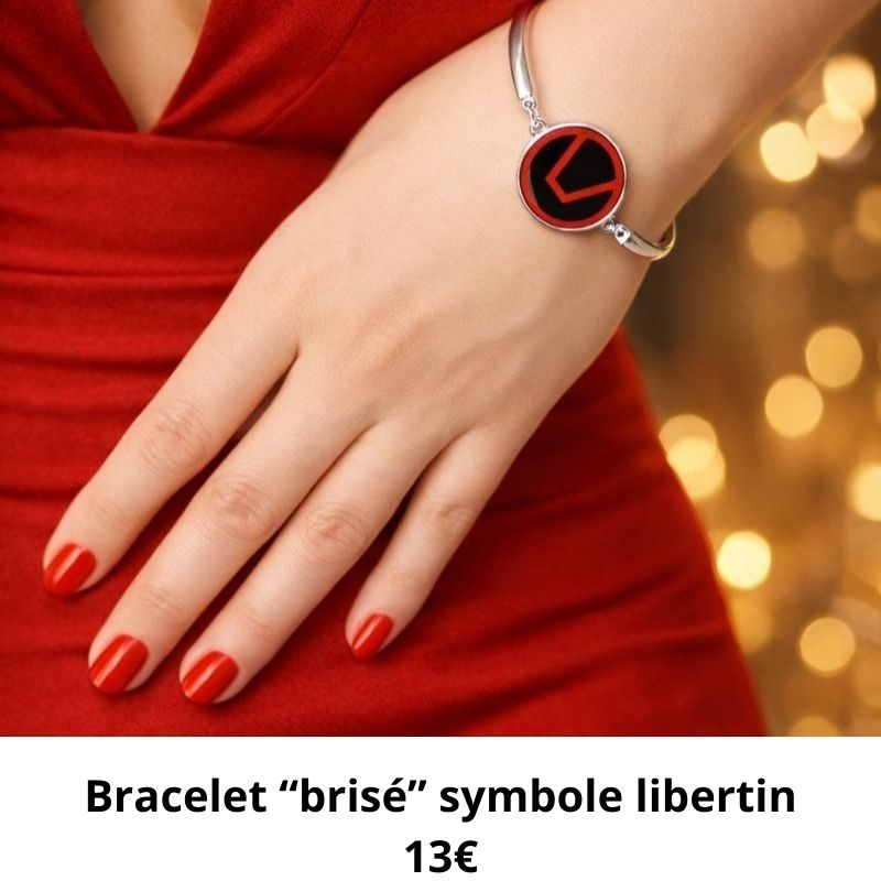 bracelet symbole libertin