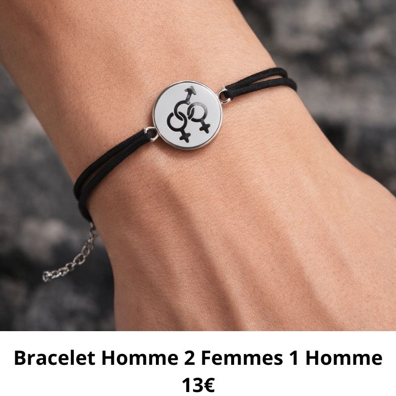 bracelet homme trio