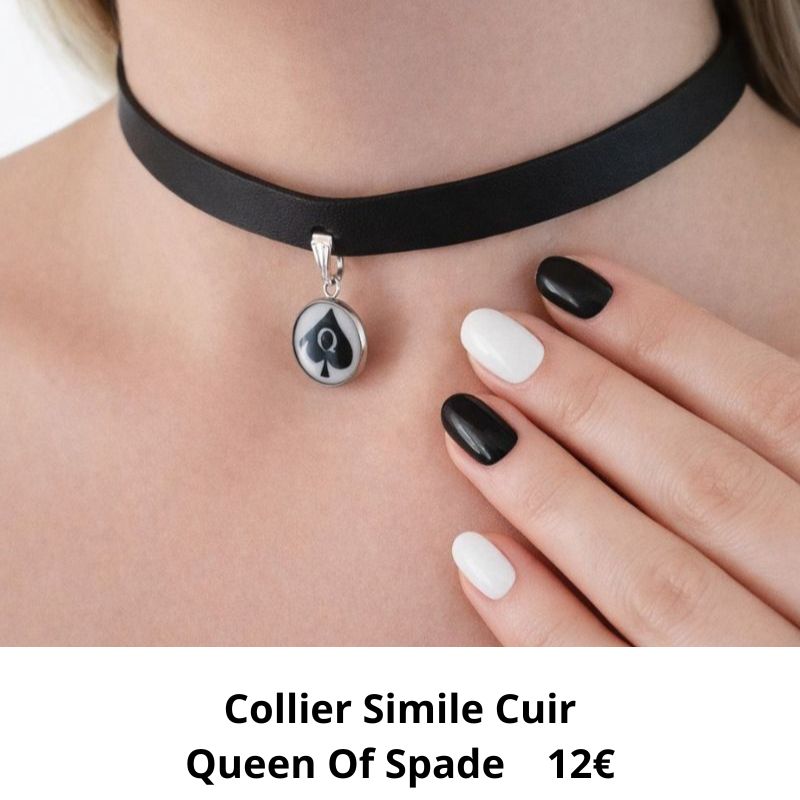 choker queen of spade