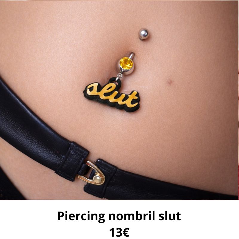 piercing nombril slut