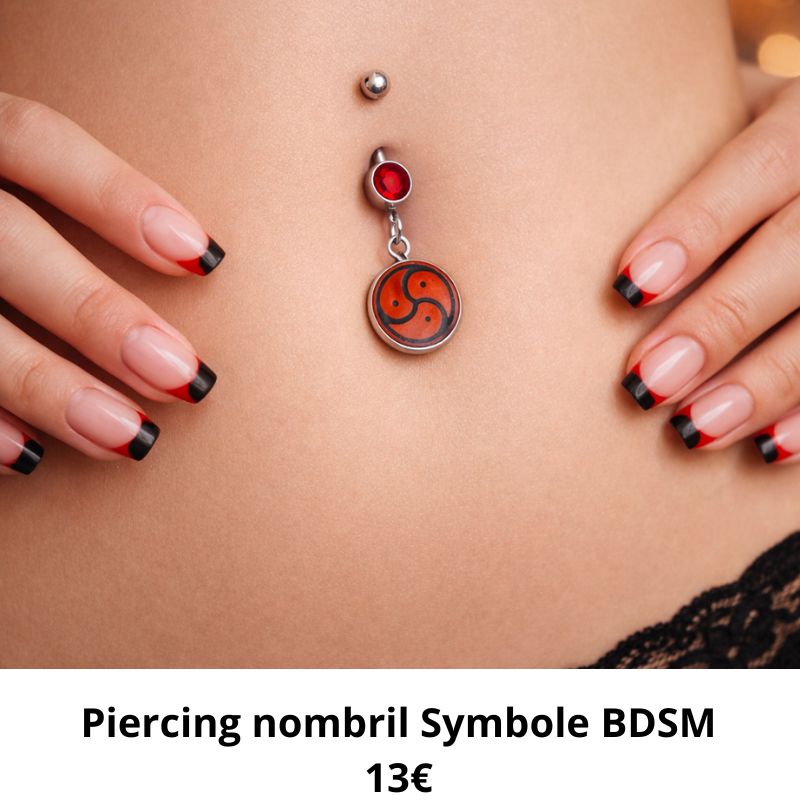 piercing nombril symbole bdsm