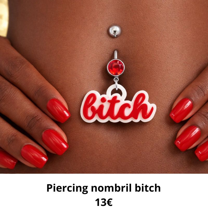 piercing nombril bitch