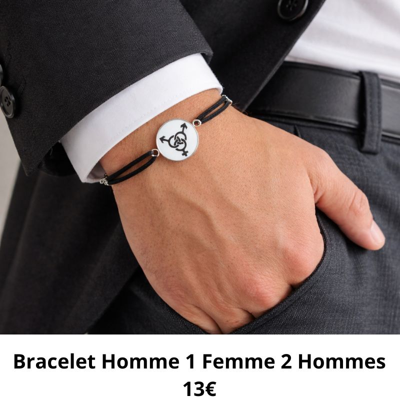 bracelet homme triolisme