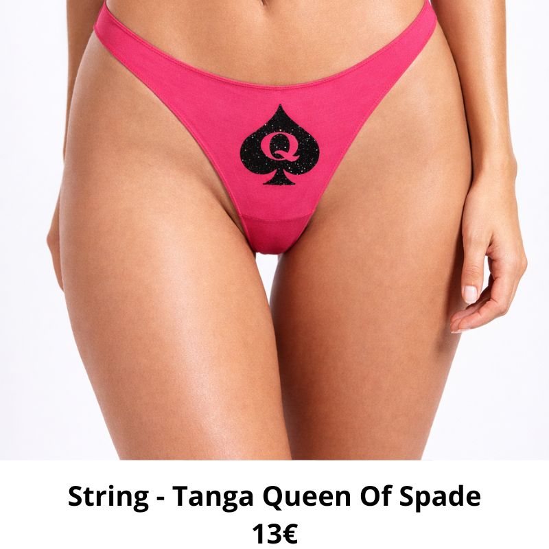 string queen spade