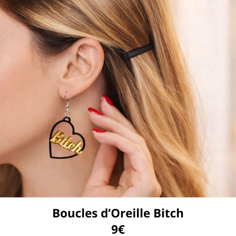boucle oreille bitch