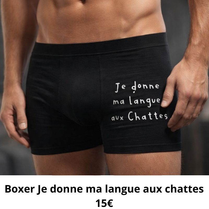 boxer langue chatte