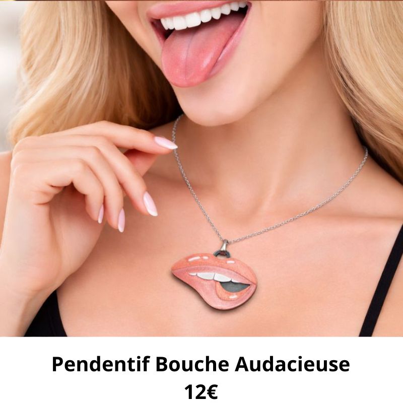 pendentif bouche