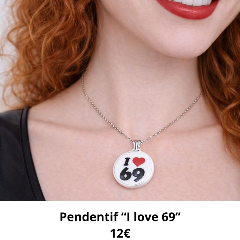 pendentif love 69