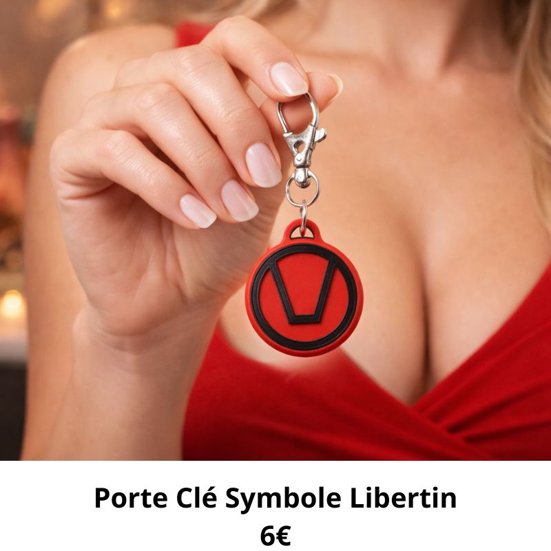 porte clé symbole libertin