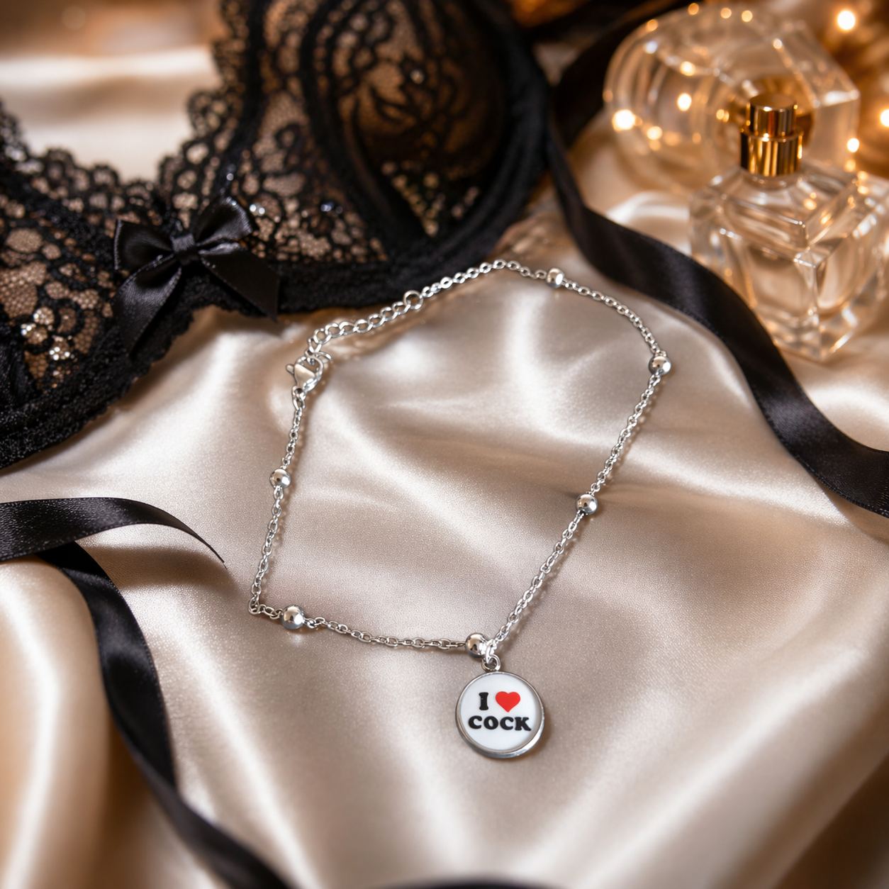 bracelet cheville love cock
