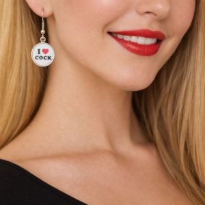 boucle oreille love cock