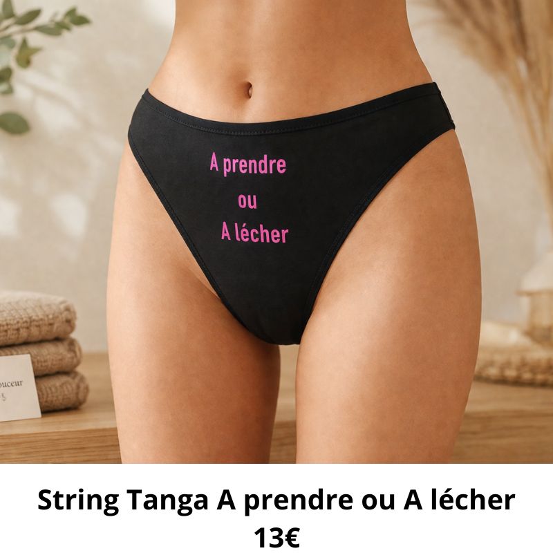 string tanga prendre ou lécher