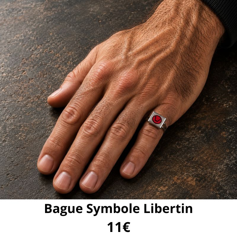 bague homme symbole libertin