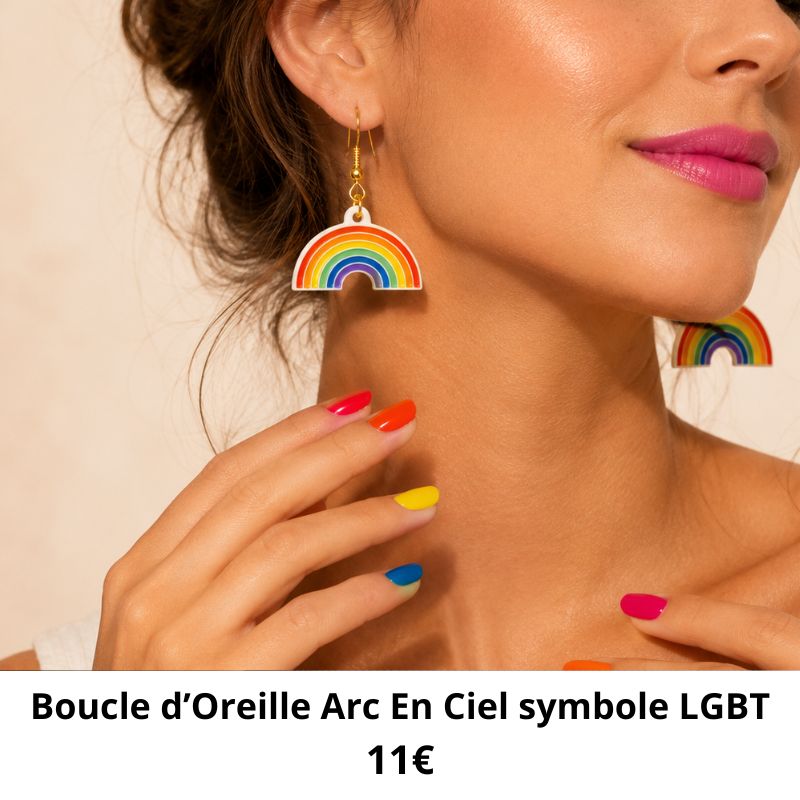 boucle oreille AEC LGBT