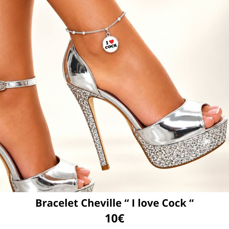bracelet cheville love cock
