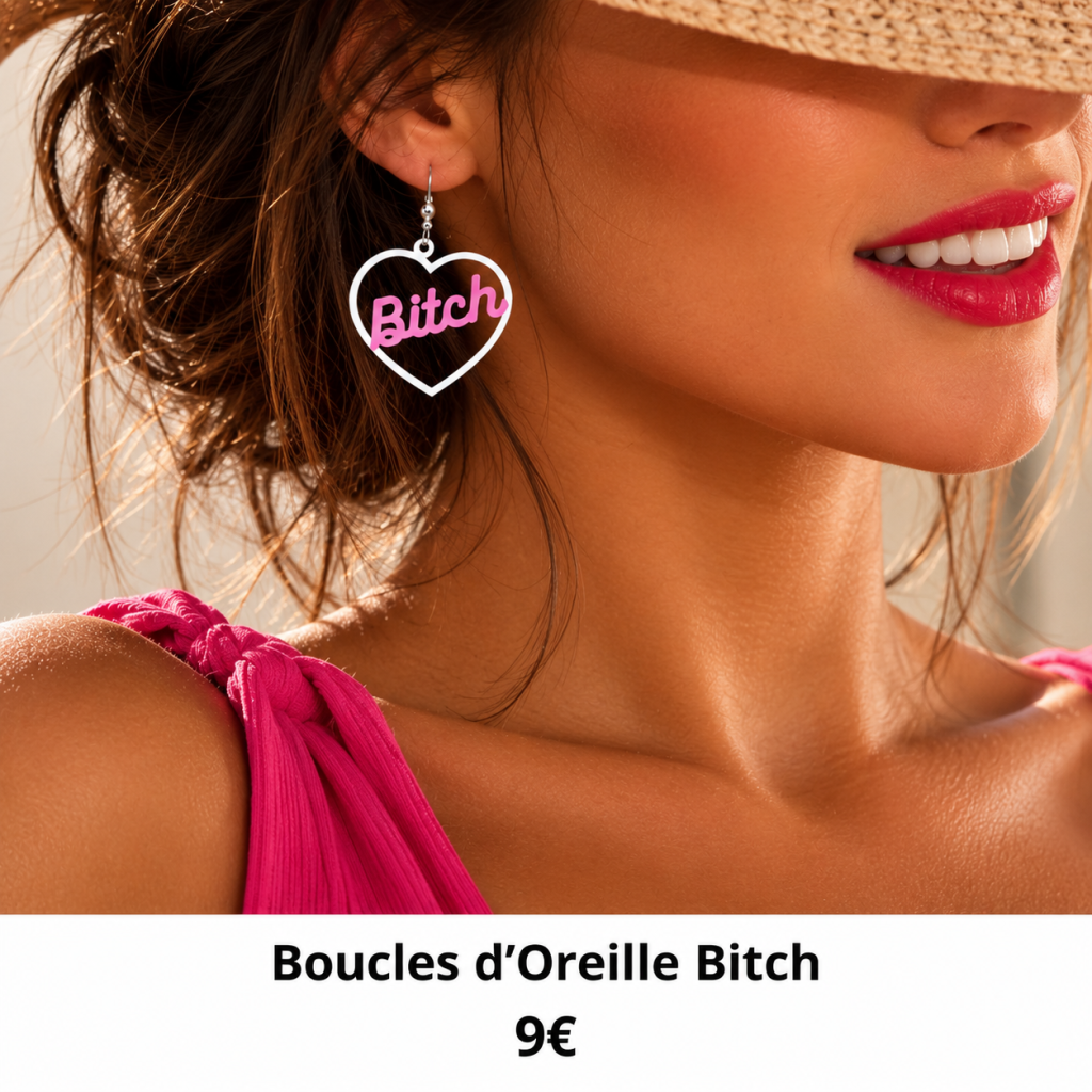 boucle oreille bitch