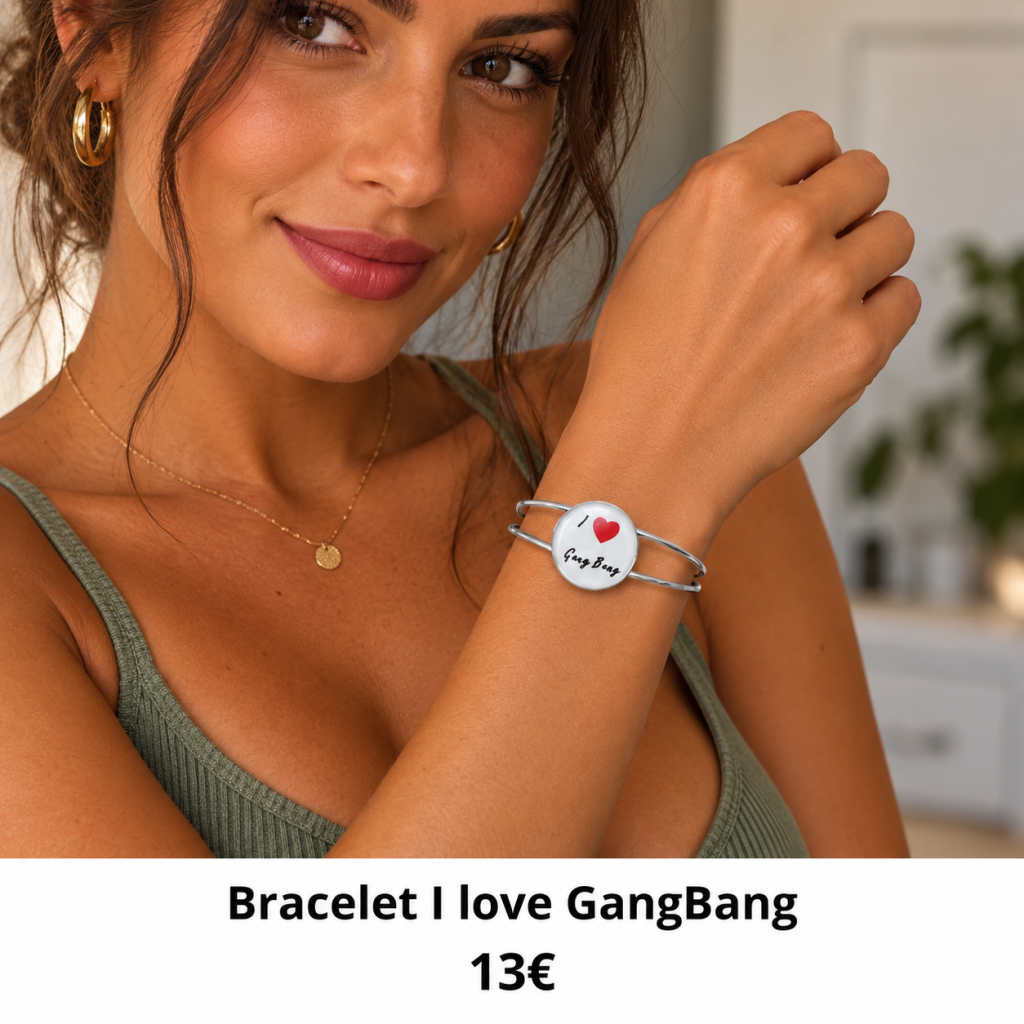 bracelet i love gang bang