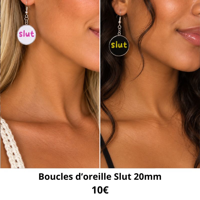 boucles oreille slut