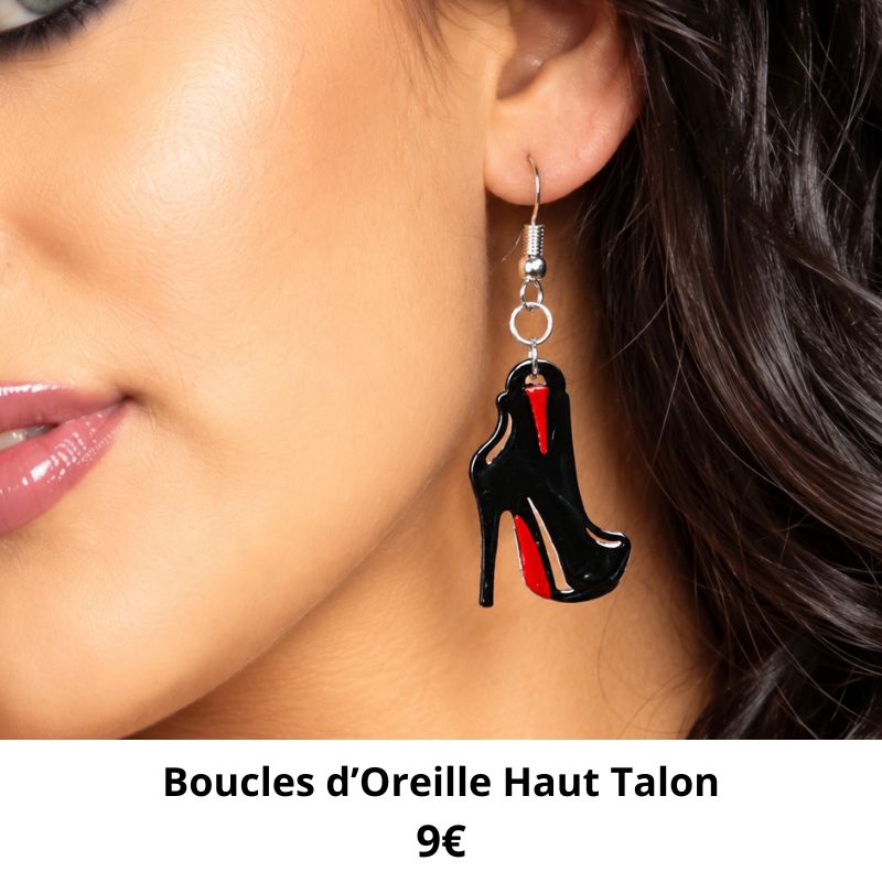 boucle oreille chaussure escarpin