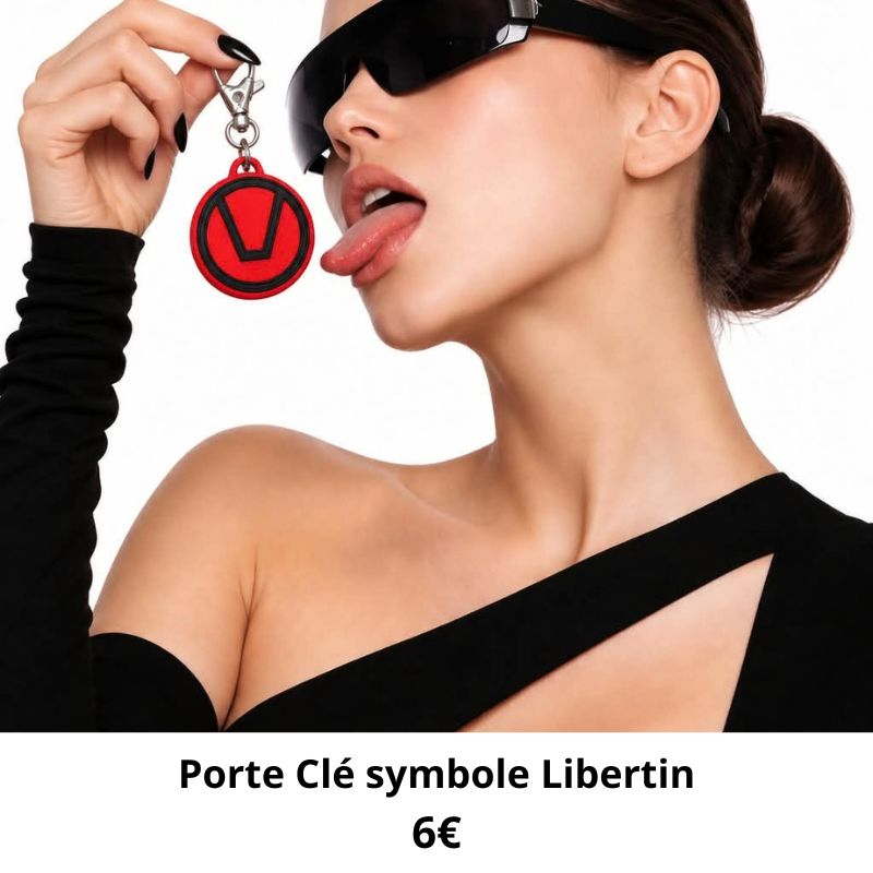 porte clé symbole libertin