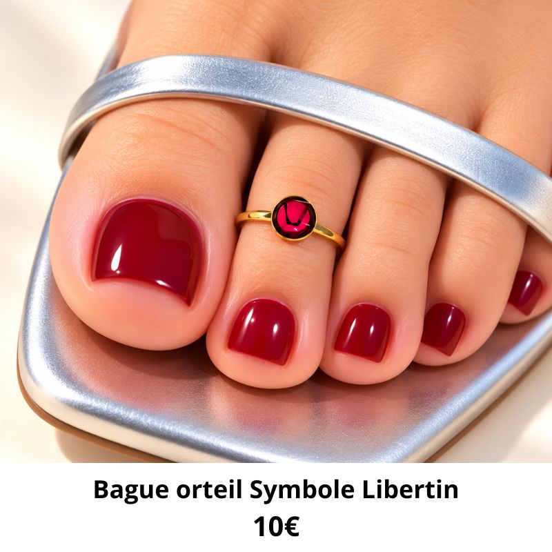 bague orteil symbole libertin