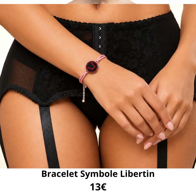 bracelet symbole libertin