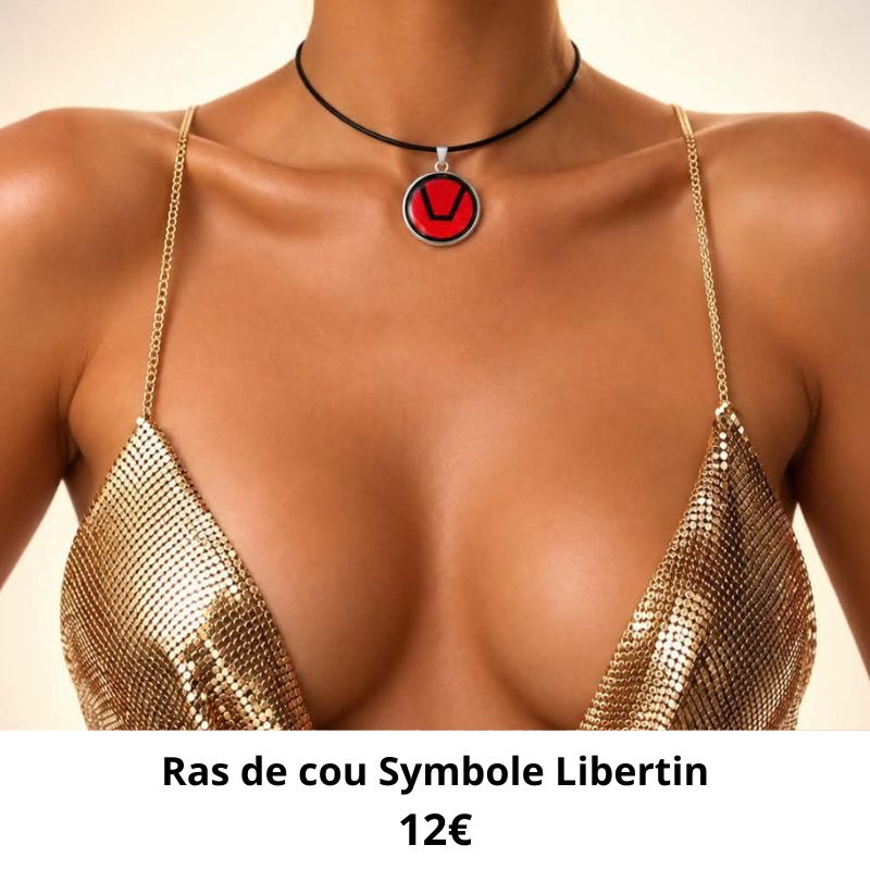 ras de cou collier symbole libertin