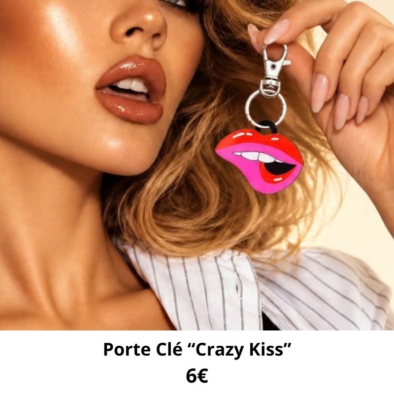 porte clé crazy kiss