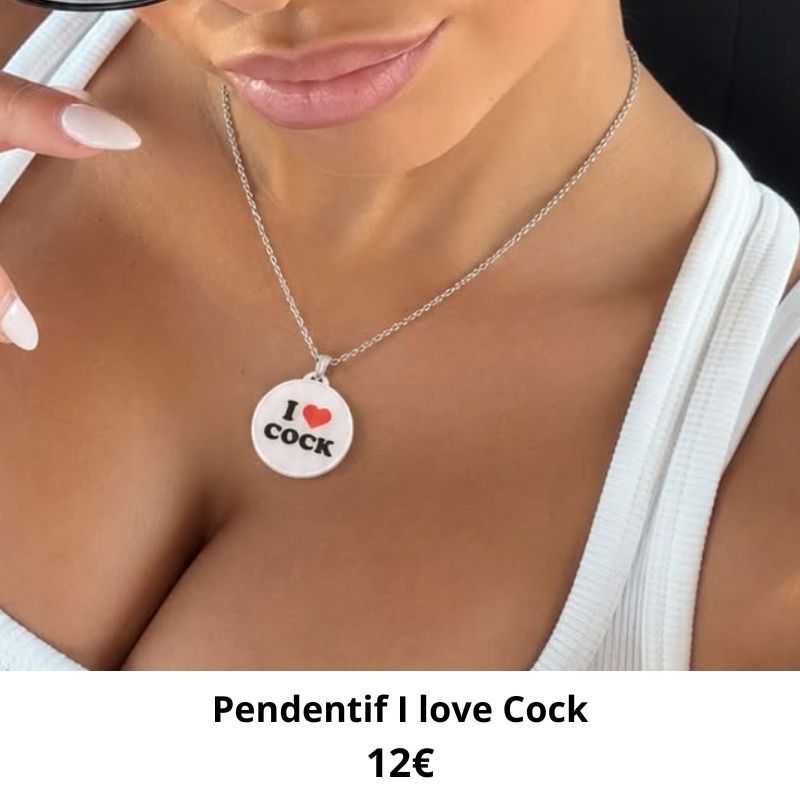 pendentif i love cock
